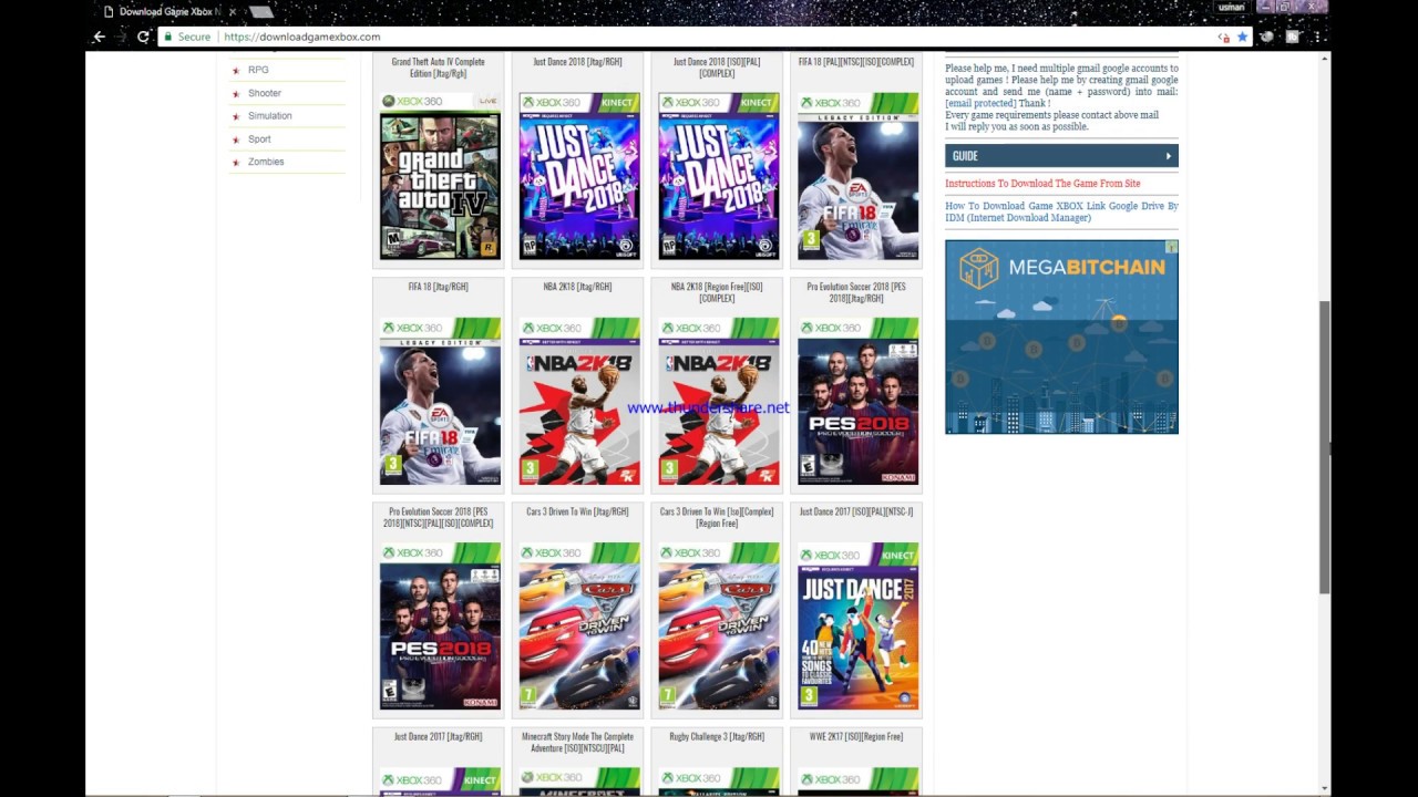 free xbox 360 games download full version